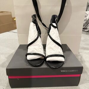 Moving sale. Vince Camuto Black Wrap-Strap High Heel Sandals